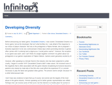 Tablet Screenshot of infinitapgames.com